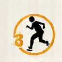 Icon representing an athlete or sports equipment